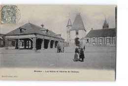 BRESLES - Les Halles Et L'Entrée Du Château - Très Bon état - Sonstige & Ohne Zuordnung