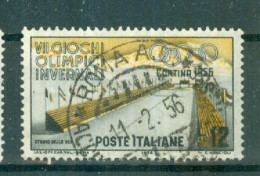 ITALIE - N°721 Obliéré - Jeux Olympiques De Cortina D'Ampezzo. - 1946-60: Afgestempeld