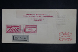 FRANCE - Enveloppe De L'Exposition D'Aérophilatélie De Strasbourg Pour La Suisse En 1932  - L 152609 - 1927-1959 Brieven & Documenten