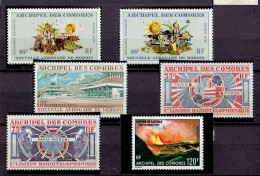 COLONIE FRANCAISE - COMORES - PA N°39/43 - 54 - ** MNH TB - Aéreo