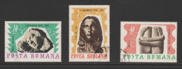 ROUMANIE 1967 Sculpures De Brancusi YT 2192 2193 2195 Obl. - Used Stamps