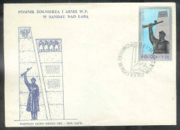 Poland 1976 First Day Cover (8.V.76) Army Monument - FDC