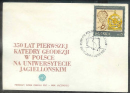 Poland 1982 First Day Cover  (28.XII.82) 25zt Map - FDC