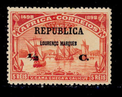 ! ! Lourenco Marques - 1913 Vasco Gama On Africa 1/2 C - Af. 94 - MH - Lourenco Marques