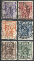 Libia Libya Italy Colony 1924/1931 Sibilla Sibyl COMPLETE ISSUE Perf.14 - Cpl 6v Set In VFU Condition - Libië