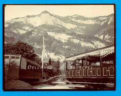 Suisse Lucerne Righi * Vitznau Train à Crémaillère Du Rigi Gare * Photo Vers 1910 - Places