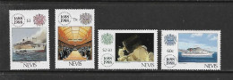 NEVIS 1988 LLOYD-BATEAUX  YVERT N°496/499 NEUF MNH** - Schiffe