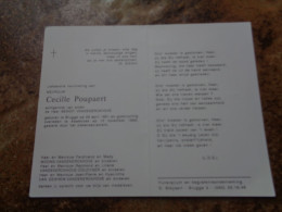 Doodsprentje/Bidprentje  Cecile Poupaert   Brugge 1921-1988 Assebroek  (Wwe Benoit VANDEKERCKHOVE) - Religion & Esotericism