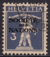 Schweiz: Dienstmarke SDN SBK-Nr. 33 (Tellknabe, Glattes Papier 1930-1931) Gestempelt - Oficial