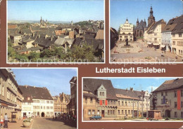 72062687 Eisleben Markt Mit Lutherdenkmal August-Bebel-Plan Mit Lenin-Denkmal Lu - Eisleben