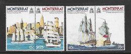 MONTSERRAT 1976 INDEPENDANCE USA-BATEAUX  YVERT N°360/363 NEUF MNH** - Schiffe