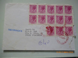 Busta Viaggiata Da Milano A Piacenza "R.D.B." 1977 Siracusana - 1971-80: Storia Postale