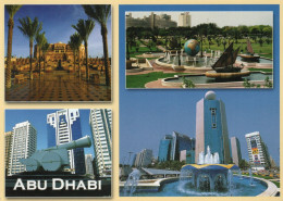 - View Of ABU DHABI Capital - 17cm X 12cm - Scan Verso - - Ver. Arab. Emirate