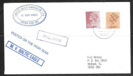 1983 Paquebot Cover, British Machin Stamps Mailed In Rendsburg, Germany - Lettres & Documents