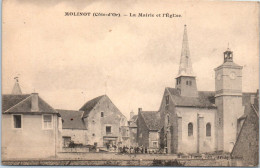 21 MOLINOT - La Mairie Et L'église - Autres & Non Classés