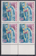 1979 , Mi 1609 ** (3) -  4 Er Block Postfrisch - Kongreß Der Internationalen Rates Für Verbrennungskraftmaschinen CIMAC - Ungebraucht
