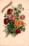 O9 - Carte Postale Fantaisie - Bouquet De Fleurs - Bonne Fête - Blumen