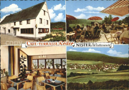 72062350 Nistertal Westerwald Cafe Terrasse Roeder Nistertal Westerwald - Altri & Non Classificati