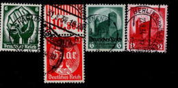 Deutsches Reich 544 - 547 Saarabstimmung / Reichsparteitag Gestempelt Used (2) - Used Stamps