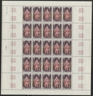 N° 1497 60 C CHARLEMAGNE Feuille De 25 Ex. ** MNH Cote 15 € Voir Suite - Full Sheets