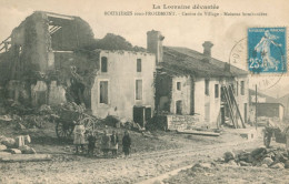 54 - BOUXIERES Sous FROIDMONT - Centre Du Village - Maisons Bombardées - TB - Autres & Non Classés