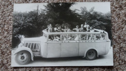 CPA PHOTO BUS CAR D EXCURSION LOURDES 1930 ? - Autobus & Pullman