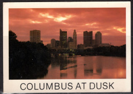Ohio, Columbus, At Dusk, Mailed 1993 - Columbus