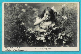 * Fantaisie - Fantasy - Fantasie (Enfant - Child) * (R.P.I. - V) Le Voila Pris, Girl, Fille, Meisje, Carte Photo, Old - Portraits