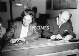 Bertha Van Elslander En  Burgemeester Albert Dehem - Ieper - Sint-Niklaas