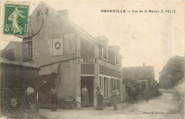 ORGEVILLE Vue De La Maison E. Pellé (café Restaurant) - Autres & Non Classés