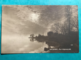 Suisse/ Carte Aspect Carte Photo Lac Leman..au Crépuscule Edt Art Perrochet - Sonstige & Ohne Zuordnung