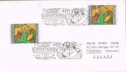 55232. Carta CHRISTKINDL (Austria) 1977. Tema Navidad - Brieven En Documenten