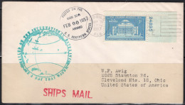 1957 (May 21) Mobile Alabama, Ships Mail, SS Southern States - Cartas & Documentos