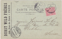 FRANCIA - STORIA POSTALE - CARTOLINA COMMERCIALE - VIAGGIATA - 1904 - Other & Unclassified