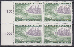 1979 , Mi 1611 ** (2) -  4 Er Block Postfrisch - Gewässerschutz - Unused Stamps