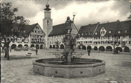 72062112 Freudenstadt Neues Rathaus Neptunbrunnen Freudenstadt - Freudenstadt