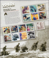 1999 Celebrate The Century  1940s  Sheet Of 15, Mint Never Hinged - Unused Stamps