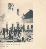 Den Grossen Brand In Schônbrunn Am 29.October 1899  /  Prima 1. Klasse Qualitätskarte - Nicht Verwendet - U/B - - Castello Di Schönbrunn