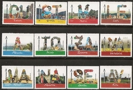 2018-ED. 5185 A 5196 SERIE COMPLETA DEL 2018 -12 MESES 12 SELLOS - NUEVO - Unused Stamps