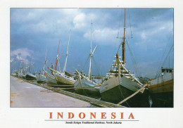 - North JAKARTA. Sunda Kelapa Traditional Harbour - Format: 17cm X 12cm - Scan Verso - - Indonesië