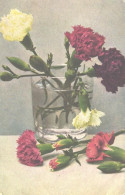 Flowers In Vase, Carnations, Pre 1919 - Flores