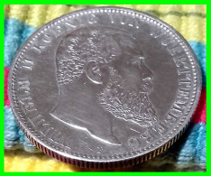 WUERTTEMBERG - WILHELM II KONIG V. WUERTTEMBERG- ZWEI MARK – 1904-F - 2, 3 & 5 Mark Silver