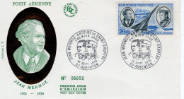 France FDC - JEAN MERMOZ Et ANTOINE De SAINT-EXUPÉRY -  Aviateurs Francaises -  Envelope Prémier Jour - FDC - Aviones