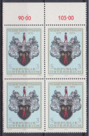 1979 , Mi 1613 ** (2) -  4 Er Block Postfrisch - 700 Jahre Stadt Rottenmann - Unused Stamps