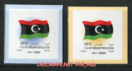 LIBYA  2013 PROOFS Two High-value Self-adhesive Stamps (2 Proofs) - Libyen