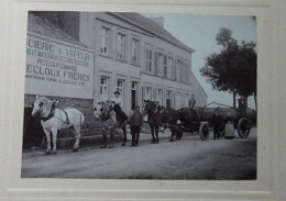 Battice - Scierie à Vapeur "Lecloux Frères" Boiset Matériaux De Constructions, Ancienne Firme A. Lecloux D'Or - 2 Scans - Herve