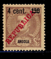 ! ! Angola - 1914 King Carlos 4 C - Af. 195 - MH (km041) - Angola