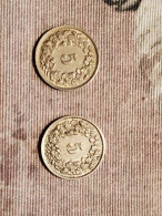 2x 1950 - 5 Centimes / Rappen