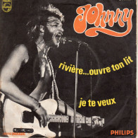 Disque - Johnny Hallyday - Rivière...ouvre Ton Lit - Philips M B 370.798 F - France 1969 Série Parade - Rock