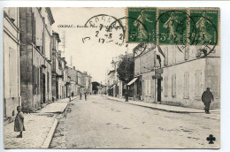CPA Voyagé 1917 * COGNAC Rue De Pons Vers Quartier Saint Martin * Editeur C.C. & C.C. Charles Colas - Cognac